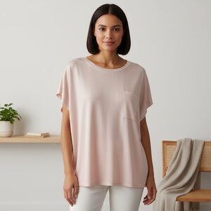 Like Love shimmery Pink top NWOT